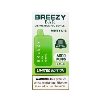 Breezy Bars 6k Box Minty O’s (5%)