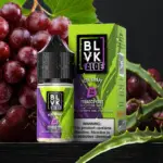 BLVK Salt Aloe Grape 5% — 포도+알로에 조합, fresh fruity SaltNic bottle.