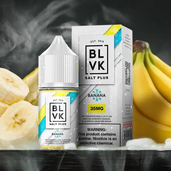 블랙유니콘 솔트 바나나 아이스 5% 솔트 니코틴 액상 / BLVK Salt Banana Ice 5% salt nicotine e-liquid