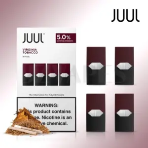 JUUL Pods Virginia Tobacco 5% salt nicotine 4 pack authentic pods