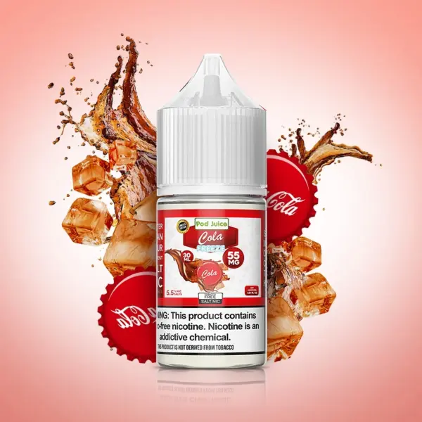 Pod Juice Cola Freeze 55mg salt nicotine e-liquid