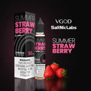 VGOD Summer Strawberry 50mg salt nicotine e-liquid