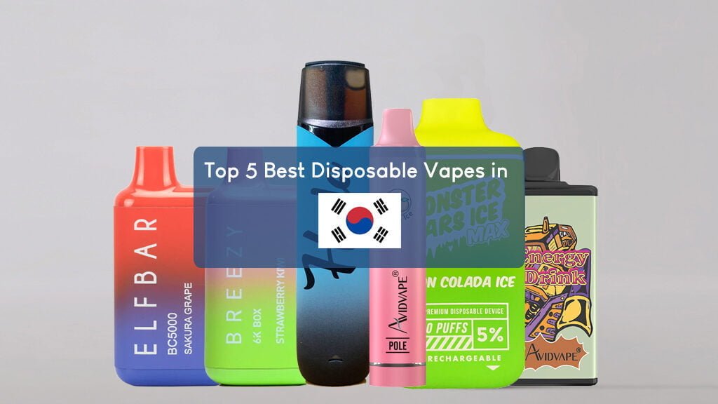 Discover the Top 5 Best Disposable Vapes in South Korea (Best Disposable Vape Pens) in 2023