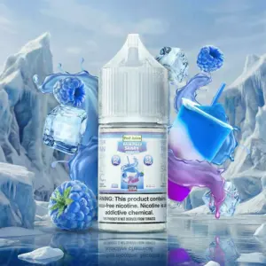Pod Juice Blue Razz Slushy Freeze 55mg salt nicotine e-liquid