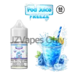 Pod Juice Blue Razz Slushie Freeze 55mg salt nicotine e-liquid Korea 팟쥬스 블루 라즈 슬러시 프리즈 솔트 니코틴 액상