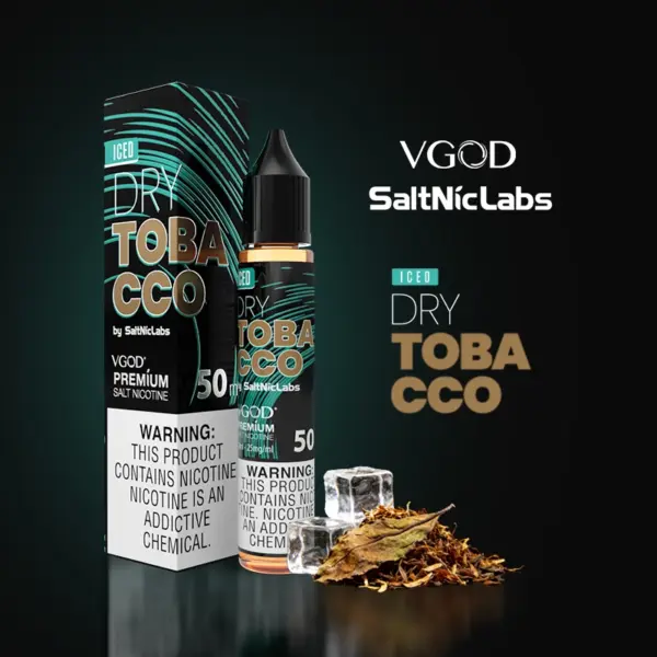 VGOD Iced Dry Tobacco 50mg salt nicotine e-liquid