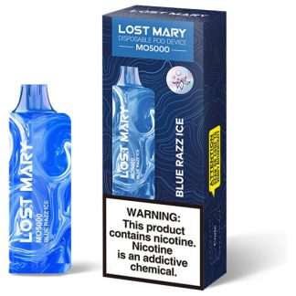 Lost Mary MO5000 Blue Razz Ice  Nicotine