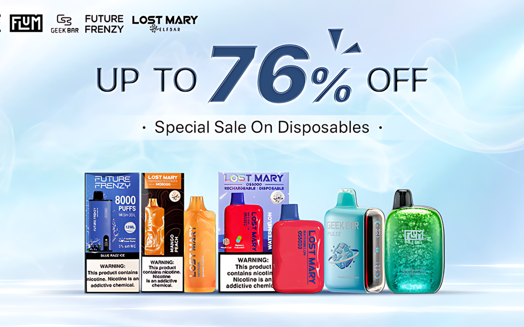 Disposables Clearance: Up to 76% OFF