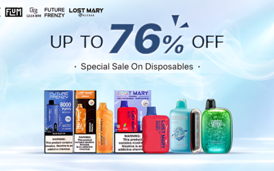 Disposables Clearance: Up to 76% OFF