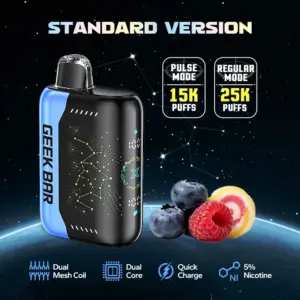 긱바 펄스 X 블루 랜처 - JZVapes만의 미국산 5% 니코틴 일회용 전자담배. 지금 주문하면 한국 어디든 당일 배송됩니다.