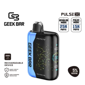 Geek Bar Pulse X Blue Rancher 50mg | 긱바 블루 랜처 일회용 전자담배 | 5% 고농도 솔트 니코틴 | 정품 구매 | JZVapes 제이지베이프