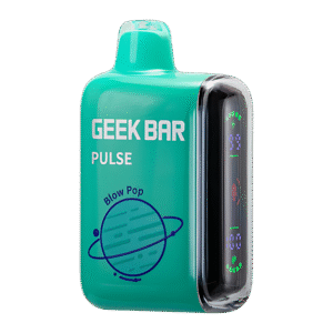 Sweet blue candy pop flavor with playful sour edge — 달콤한 캔디 팝 향과 블루 톤 감성을 느낄 수 있는 Geek Bar Pulse Blow Pop 5% 디바이스.