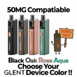 Minimal slim nicotine device with clean daily performance — 심플한 디자인과 안정적인 흡입감을 제공하는 GLENT 니코틴 디바이스.