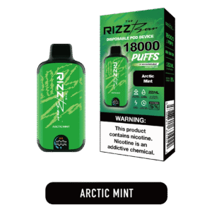 Smooth arctic mint blend 아틱 민트와 부드러운 쿨링이 균형 잡힌 패키지 이미지. 차가운 톤이 밝고 자연스럽게 유지된다.