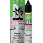 Bubblegum-style watermelon candy sweetness with smooth finish — 달콤한 수박 캔디 감성과 부드러운 베이핑을 즐길 수 있는 VGOD MIX Bubble Watermelon 50MG 솔트닉 액상.
