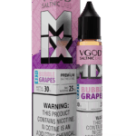 Candy grape ice salt nicotine with clean cooling — 포도 버블껌 감성과 산뜻한 쿨링이 조화를 이루는 VGOD 아이스 버블 그레이프 제품 이미지.