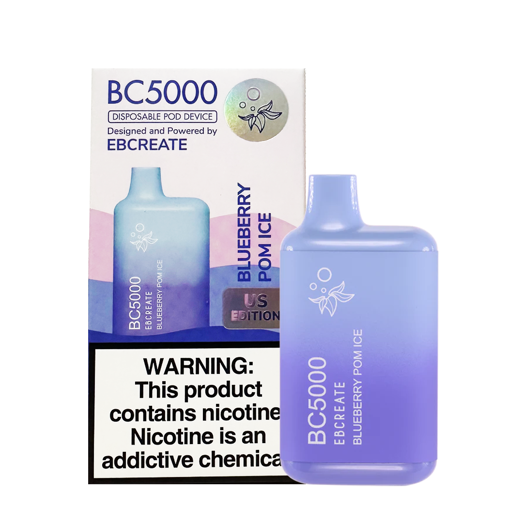 Elf Bar BC5000 Blueberry Pom Ice 5