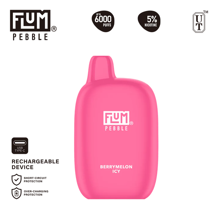Flum Pebble BerryMelon Icy (5)