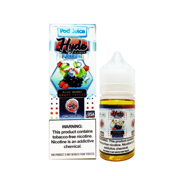 팟쥬스 알로에 베리 그레이프 프리즈 솔트 니코틴 55mg 액상 정품