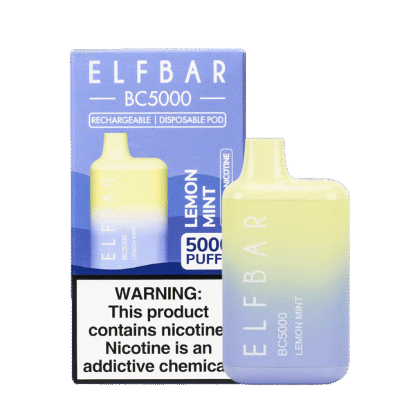 Lemon mint fresh vibe 상큼한 레몬과 부드러운 민트 느낌이 담긴 BC5000 이미지.