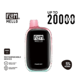 Flum Mello 20K Peach Icy 50mg disposable vape 5% salt nicotine