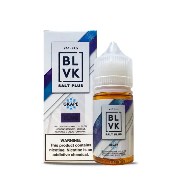 블랙유니콘 솔트 포도 아이스 50mg 솔트 니코틴 액상 / BLVK Salt Grape Ice 50mg salt nicotine e-liquid