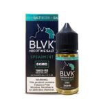 BLVK Salt Spearmint 5% — 블랙유니콘 스피어민트 솔트닉, fresh mint e-liquid.