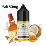 Refined vanilla dessert profile with clean finish — 바닐라 중심의 디저트 풍미가 정돈된 Five Pawns CastleLong 솔트닉 5% 액상.