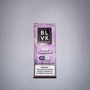 Clean sweet grape ice experience — 끈적임 없이 빠르게 정리되는 포도 캔디 껌 아이스 스타일 BLVK Bubblegum Ice 5% 실물 이미지.