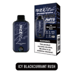 Frozen blackcurrant profile 블랙커런트의 달콤·새콤함과 아이스 쿨링이 조화된 클로즈업. 과일감이 선명하고 차가운 톤이 깔끔하게 드러난다.