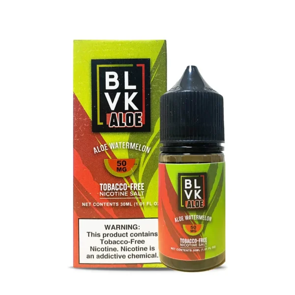 BLVK Salt Aloe Watermelon 50mg - BLVK 블랙유니콘 알로에 워터멜론 50mg 솔트 니코틴 전자담배 액상 정품