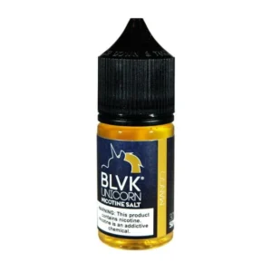 BLVK Salt Mango 5% — 잘익은 망고 flavor, tropical SaltNic bottle.