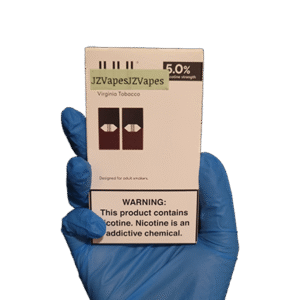JUUL Pods Virginia Tobacco 5% — 줄 버지니아 토바코 팟 5%, smooth classic tobacco flavor, authentic 4-pack.