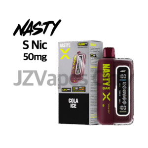 네스티바X 20000 퍼프 일회용 전자담배! 50mg 솔트니코틴의 짜릿한 타격감과 톡 쏘는 콜라에 시원한 아이스 쿨링을 더한 콜라 아이스 맛. 정품 전자담배 여의도·이태원·성남 당일배송