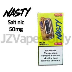Nasty Bar X 20000 Melon Milkshake Disposable – 멜론 밀크쉐이크 맛 일회용 베이프, 50mg Salt Nicotine, 강한 타격감