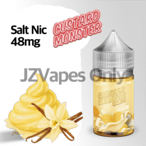 Vanilla by Custard Monster E-Liquid 48mg – 바닐라 커스터드 풍미, 50mg 솔트 니코틴 고농도 베이프