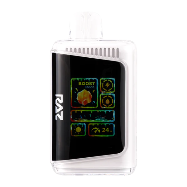 RAZ White Grape Gush 25K (5%) 디스포저블 베이프 — 스웨디시 매치 감성의 화이트 그레이프 맛, sweet and refreshing white grape flavor, smooth inhale, fast delivery in Korea.