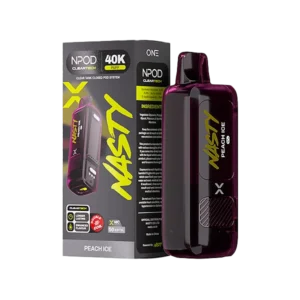 Nasty One Pod 40K disposable vape in Peach Ice flavor