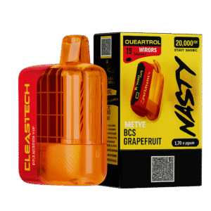 Nasty Bar X 30000 Red Grapefruit Disposable (5%) — 상큼하고 쌉싸래한 자몽 향이 퍼지는 베이프, tangy and sweet red grapefruit flavor with a refreshing citrus exhale, delivering a crisp and zesty vape experience in every puff.