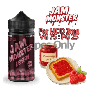 Raspberry By Jam Monster 100ml-3-Mod