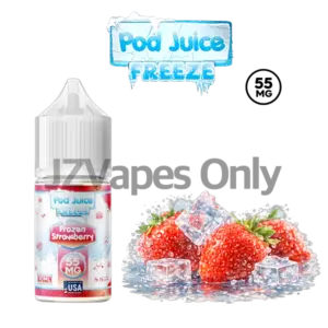 팟쥬스 프로즌 스트로베리 프리즈 솔트닉 55 액상