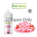Pod Juice Pink Burst Chew Salt E-Liquid 55