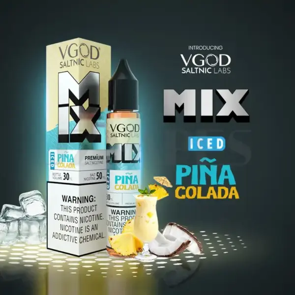VGOD Mix Series Iced Pina Colada 50mg Salt Nicotine E-Liquid USA Version | VGOD Vape Korea