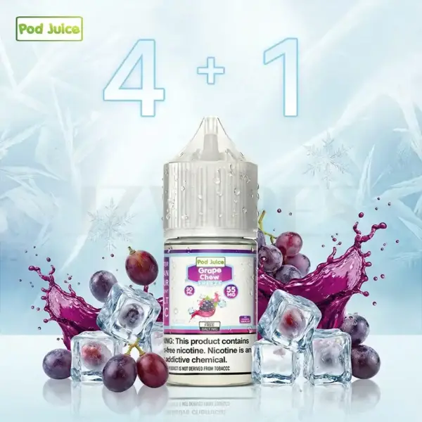 Pod Juice 55mg 65mg Salt Nicotine Buy 4 Get 1 Free | Authentic Vape Eliquid